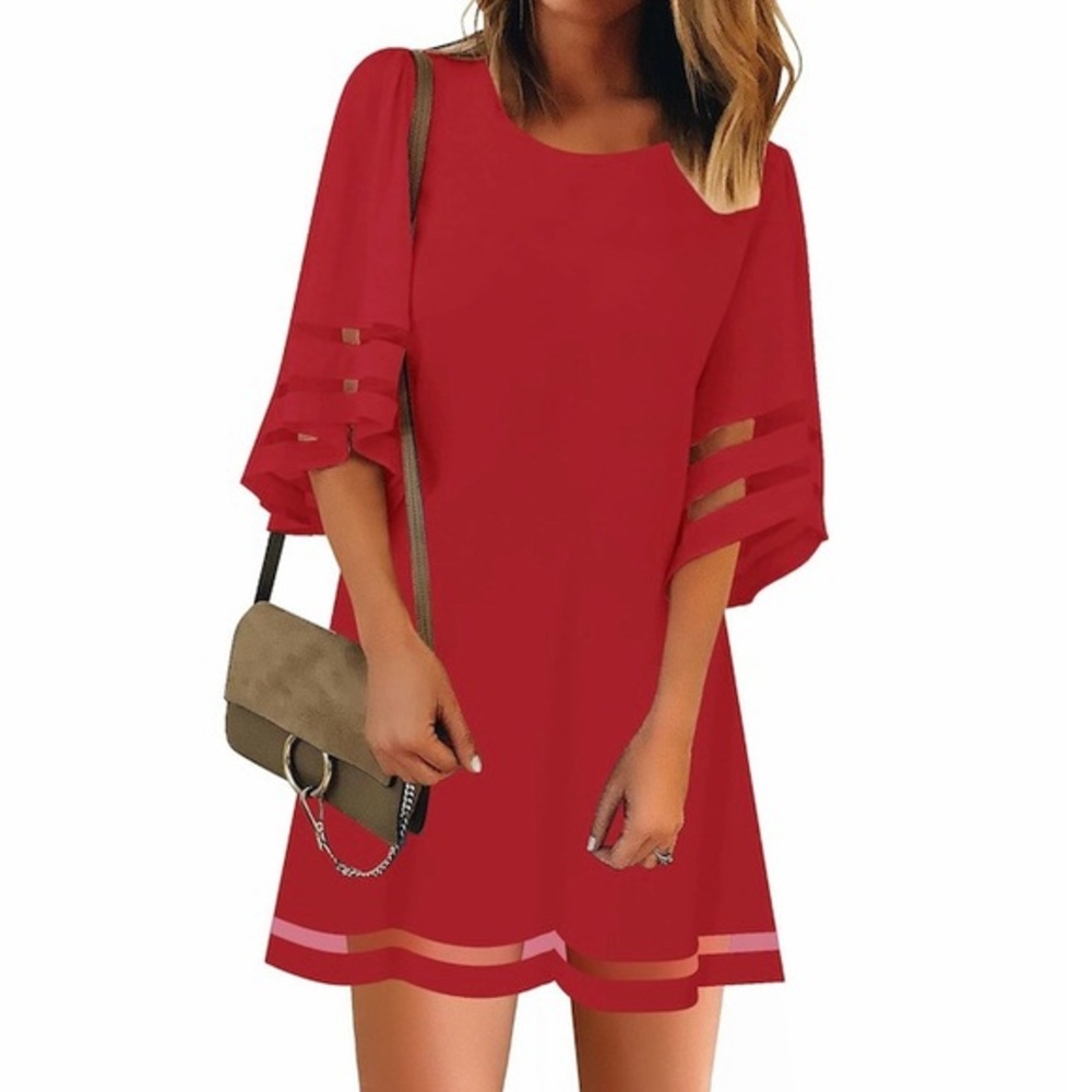 Elegant Red Women's Dress!